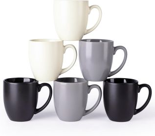 16oz Coffee Mugs Set of 6, Large Ceramic Coffee Mugs for Man, Woman, Dad, Mom